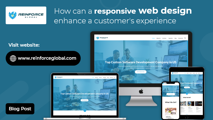 How can a responsive web design enhance a customer's experience